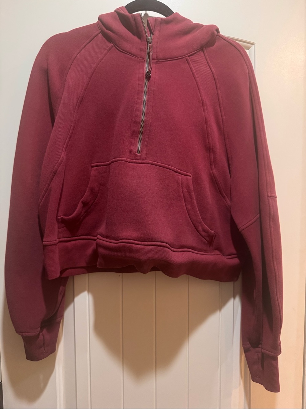 Lululemon Scuba Oversized Half-Zip Hoodie - Merlot